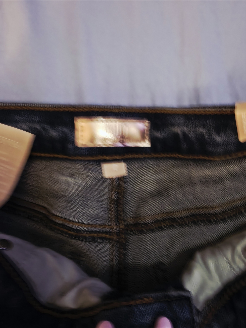Kut From The Kloth Womens High Rise Wide Leg Cuffed Jeans. Size 2 NWT. - Picture 13 of 14